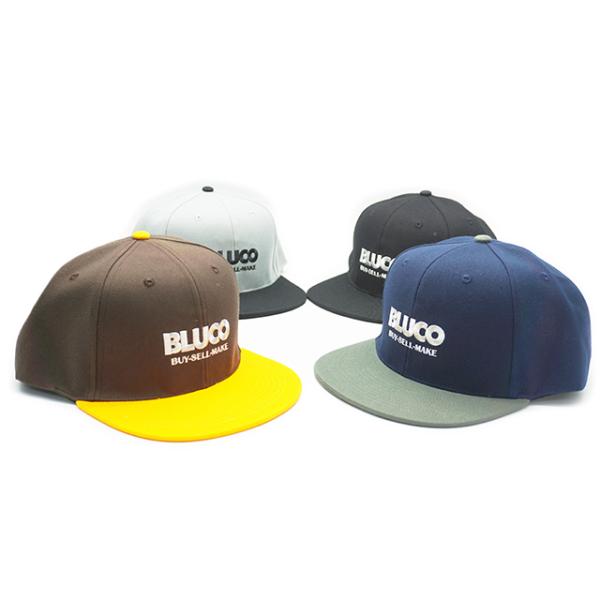 全4色【BLUCO/ブルコ】2024AW「6 Panel Cap”Logo”/6パネル