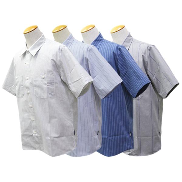 全4色【BLUCO/ブルコ】2025SS「Standard S/S Stripe Work Shirts