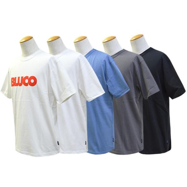 (30% OFF)全5色【BLUCO/ブルコ】2025SS「Print Tee”LOGO”/プリントTee”ロゴ”」(153-22-006)(アンクラウド/アメカジ/ハーレー/ホットロッド/ウルフパック)