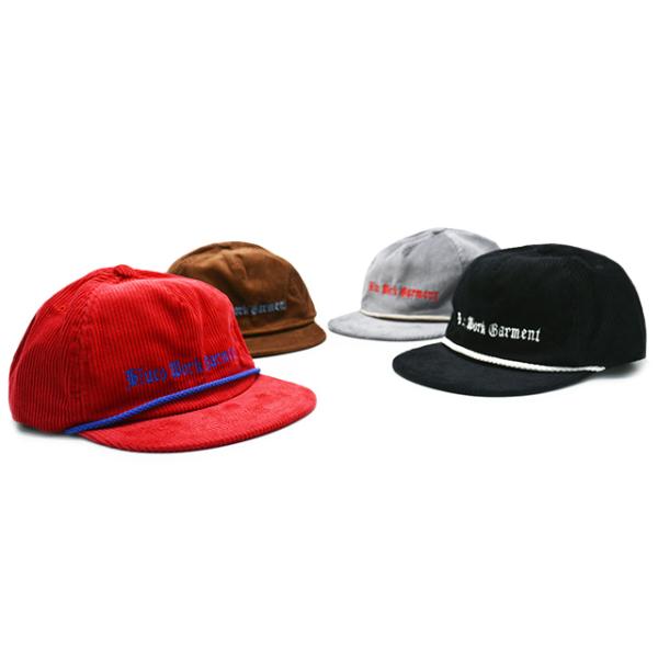 全4色【BLUCO/ブルコ】2025SS「Corduroy Cap”Rope”/コーデュロイ