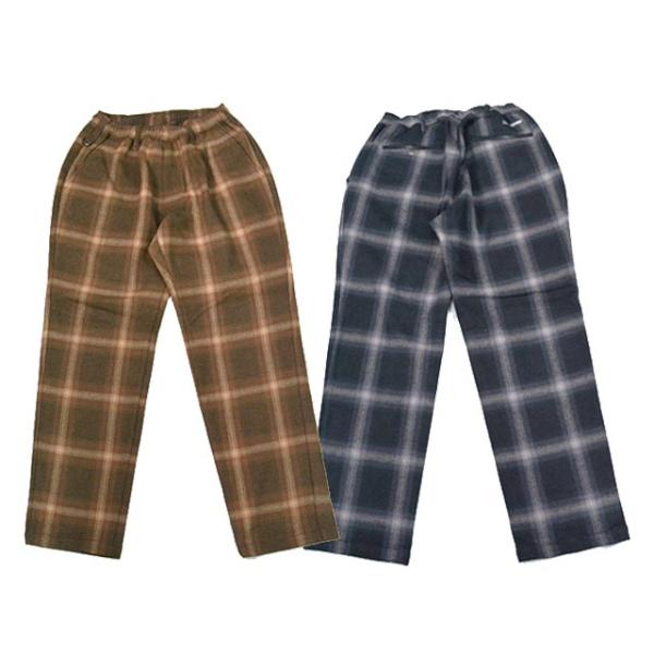 全2色【BLUCO/ブルコ】2025AW「Ombre Check Warm Easy Pants/オンブレ