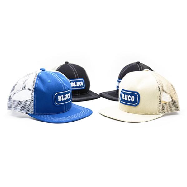 全4色【BLUCO/ブルコ】2026SS「Mesh Cap”PATCH”/メッシュキャップ”パッチ”」(161-61-049)(アンクラウド/アメカジ/アウトドア/ハーレー/ウルフパック)