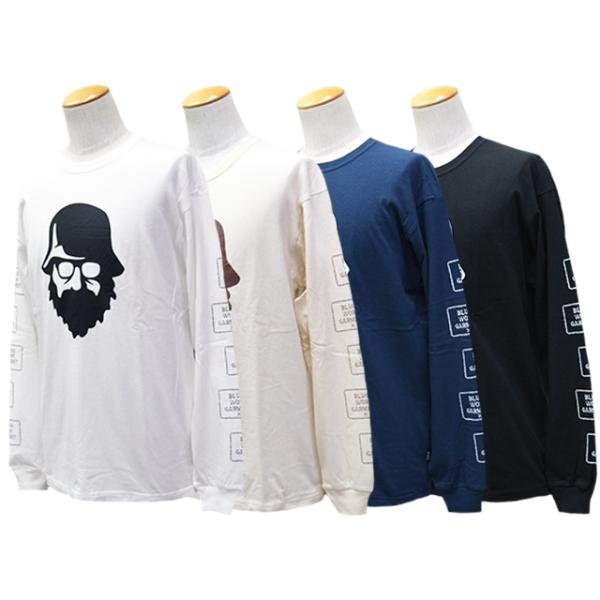 全4色【BLUCO/ブルコ】2026AW「Print L/S Tee”Mr”/プリントロングスリーブTee”ミスター”」(165-12-032)(UNCROWD/アンクラウド/ハーレー/ウルフパック)