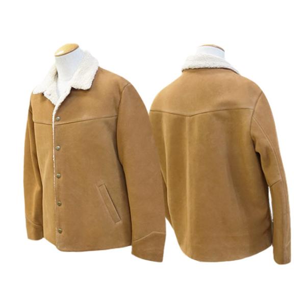 POP EYES/ポップアイズ】2024AW「Goatskin Suede Danger Ranch Jacket