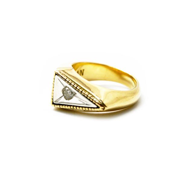 VINTAGE ヴィンテージオールシーイングアイリング リング トライアングル HΦS/エイチファイエス】「TRIANGLE RING/トライアングルリング」(25HS