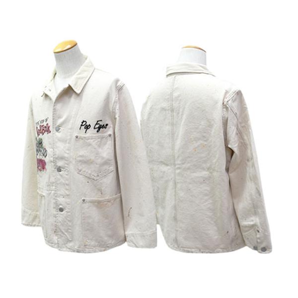 【POP EYES/ポップアイズ】2026AW「HOP UP POST Coverall”Paint”/ホップアップポストカバーオール”ペイント”」(26AW-PPE-006)