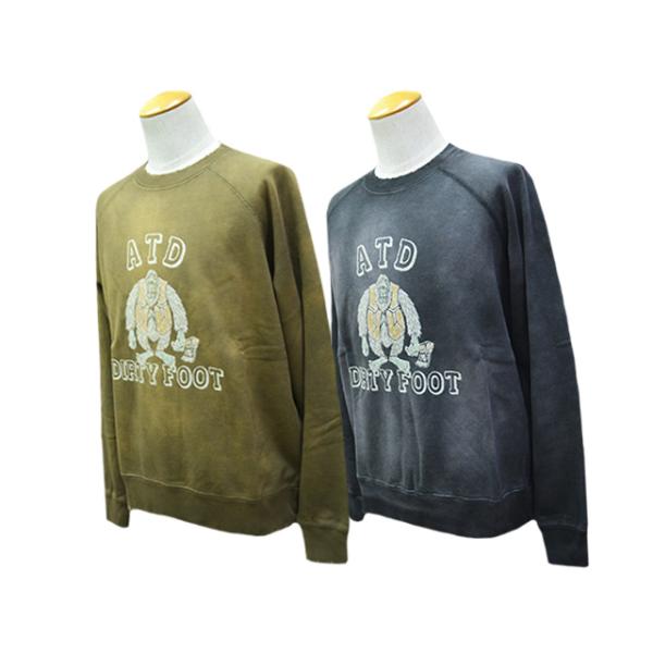 全2色【AT-DIRTY/アットダーティー】2025AW「Dirty College Sweat