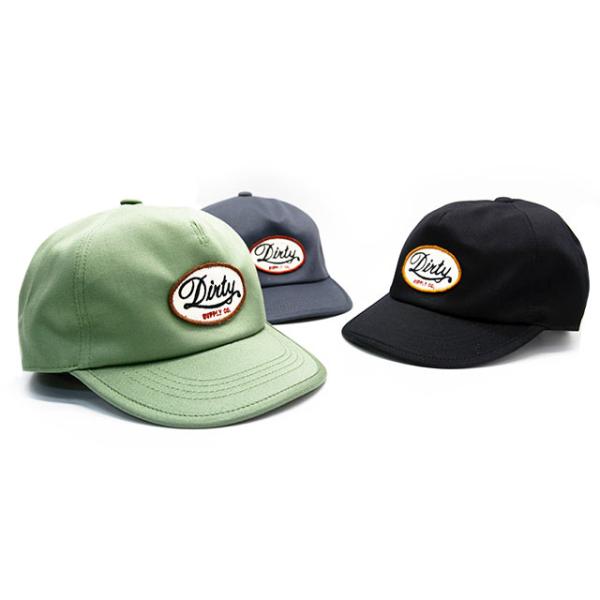 全3色【AT-DIRTY/アットダーティー】2025SS「Oval Truckers Cap