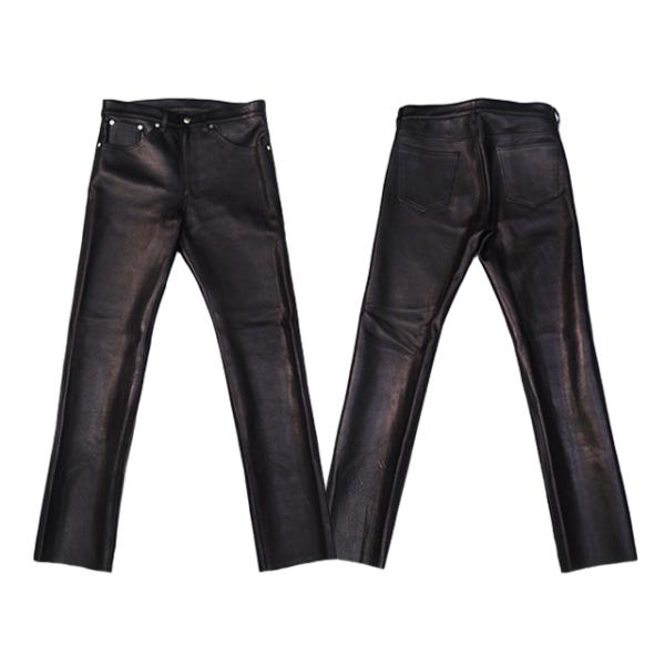 【BOOTES/ボーテス】「Washable Leather Pants”HOOV”/ウォッシャブルレザーパンツ”ホーヴ”」(BTS-HOOV)(ファインクリークレザーズ/アメカジ)