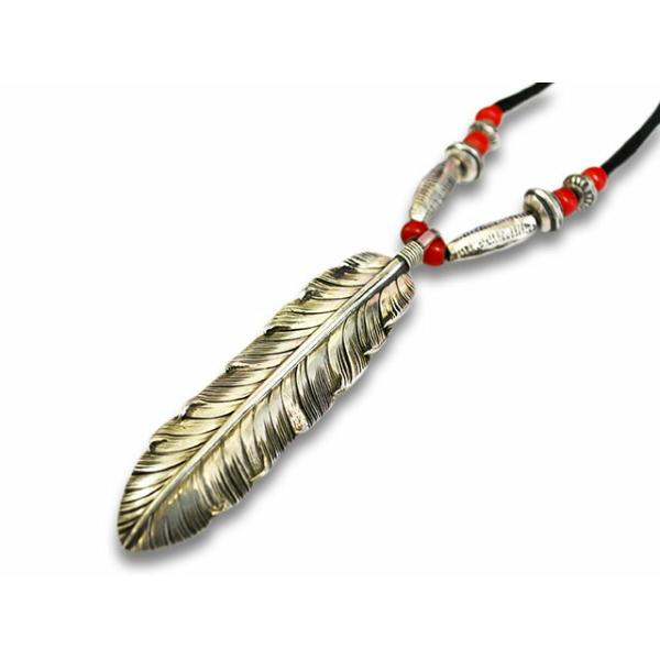 CHOOKE/チョーク】「Special Peace Feather Pendant Top”Straight