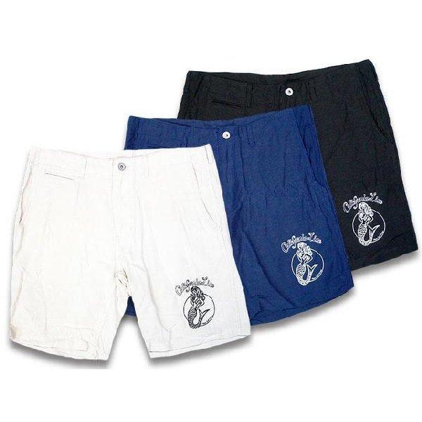 �S3�FCALIFORNIA LINE/�J���t�H���j�A���C��2020SS�uLinen Shorts/���l���V���[�c�v�Ή�(SKULL FLIGHT/�X�J