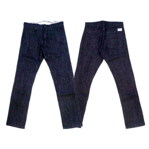 PRPS ブリーチ加工 ワークパンツ W30 HWZN BROSS/ハウゼンブロス】2023AW「Fully Stretch II Indigo