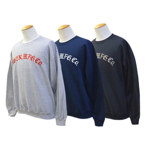 全3色【HWZN BROSS/ハウゼンブロス】2025SS「Old-E Logo Crew Sweat