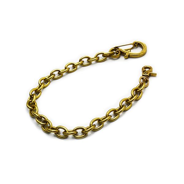 INCEPTION/インセプション】「F-Hole Carabiner Wallet Chain”BRASS”/F
