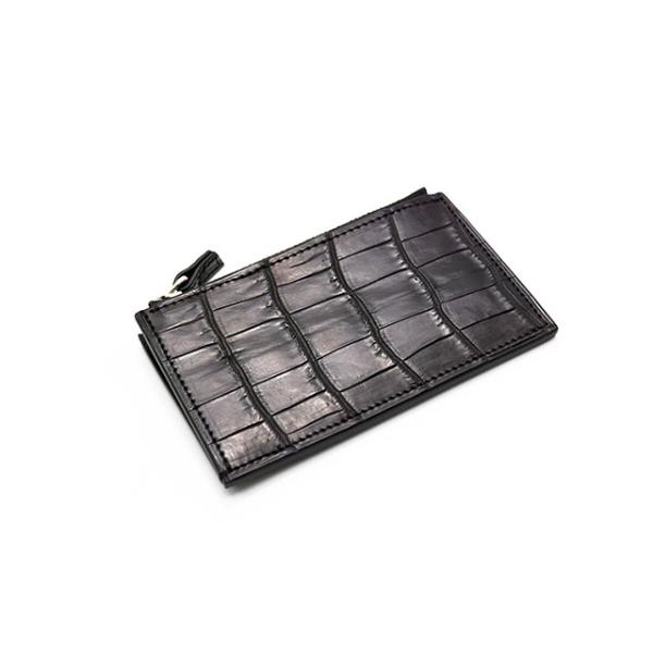 【ITUAIS /イトゥアイス】「CROCODILE POROSUS Fragment Case”H.C.P”/クロコダイルポロサスフラグメントケース”H.C.P”」(財布/プレゼント/ウルフパック)