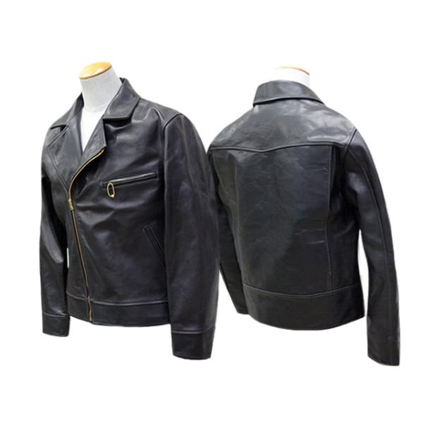 BoTT ブラックレーシングジャケット XL RAGGY CLOTHING/ラギークロージング】2026SS「Horsehide Double Sports