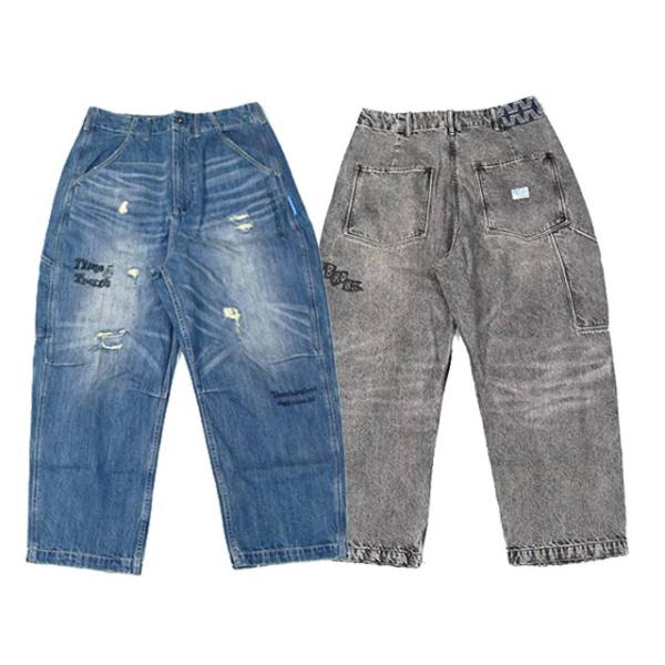 IBACKLASH x  FLASH別注 デニムサルエル 全2色【Liberaiders/リべレイダース】2026SS「DAMAGED DENIM SARROUEL