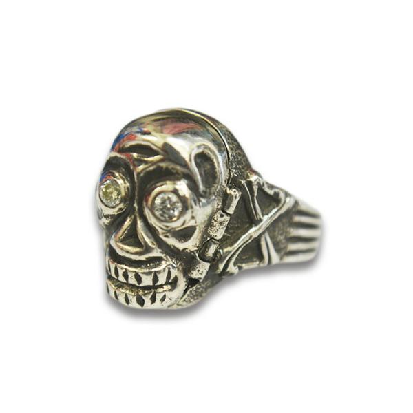 Peanuts&Co/ピーナッツカンパニー】「Skull Poison Ring”Diamond