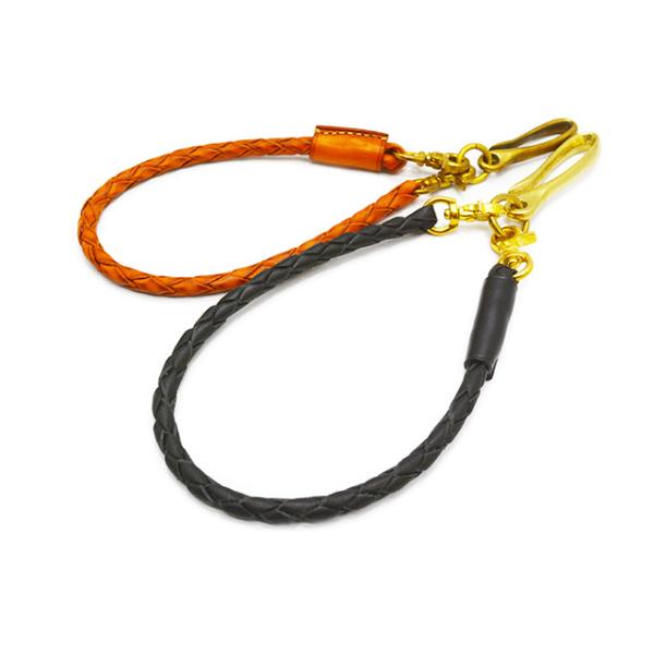 全2色【Round head/ラウンドヘッド】「Wallet Rope”Four Braids