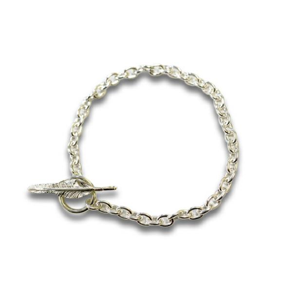 SHAFT SILVER WORKS・Miniフェザーチェーンブレスレット・希少 SHAFT SILVER WORKS/シャフトシルバーワークス】「Mini Feather