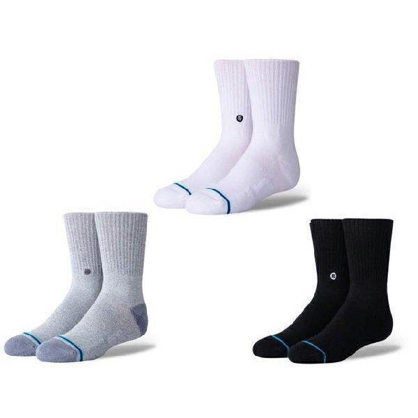 3足セットSTANCE SOX/スタンスソックス「Crew Socks”ICON ST Kids 3
