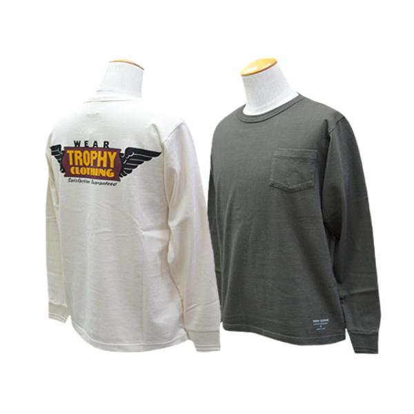 全2色【TROPHY CLOTHING/トロフィークロージング】2025AW「Wing Logo Overdye L/S Tee/オーバーダイウイングロゴオーバーダイロングスリーブTee」(TR25AW-203)