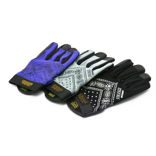 全3色【Vin&Age/ヴィン&エイジ】2025SS「Fast Color Pattern Mechanic Glove/ファストカラーパターンメカニックグローブ」(VMG1)(ウルフパック)