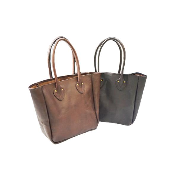 全2色【vasco/ヴァスコ】「Leather Old Tote Bag”Medium”/レザー
