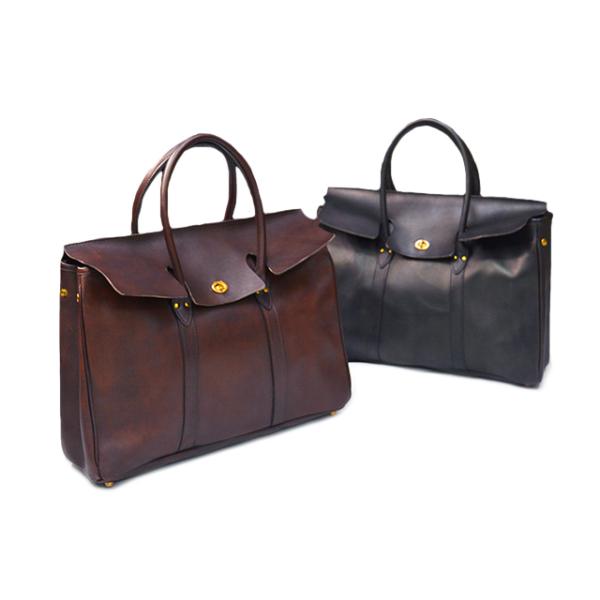 全2色【vasco/ヴァスコ】「Leather Saddle Tote Bag/レザーサドル