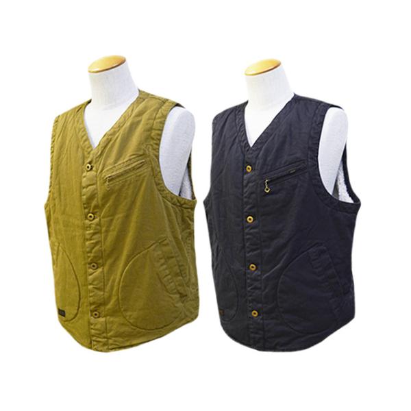 vin&age ヴィン&エイジ　デッキベスト Vin&Age (ヴィンアンドエイジ) | DECK BOA VEST [BLACK] | 通販