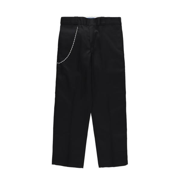 カリフォークス×ディッキーズ CALIFOLKS Dickies Pants Embroidery Chain ブラック ワークパンツ 刺繍チェーン