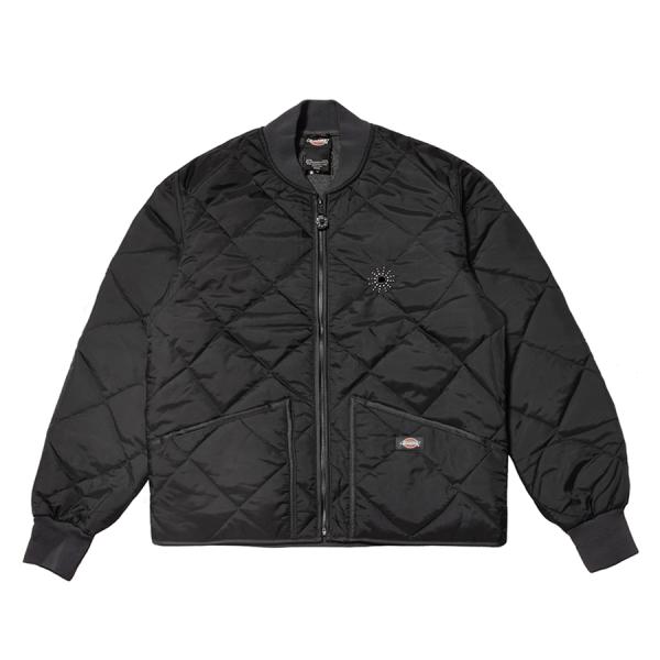 TC×ディッキーズ HTC Dickies Diamond Quilt Jacket #Starburst Stone ブラック ダイヤモンドキルトジャケット スターバースト スタッズワーク
