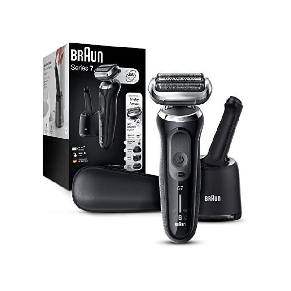 Braun Electric Razor for Men, Series 7085cc 360 Flex Head Electric Shaver with Beard Trimmer, Rechargeable, Wet ＆ Dry, 4in1 SmartCare Center and Tr - 3