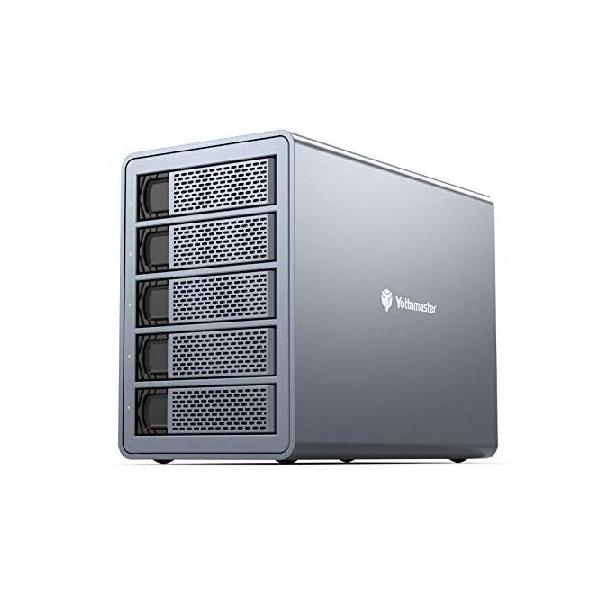 Yottamaster 10Gbps 5ベイ USB C ハードドライブ エンクロージャー
