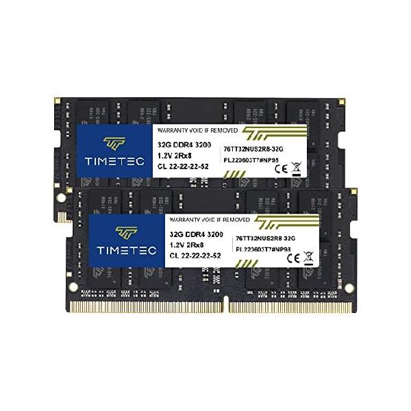 Timetec DDR4 3200MHz 64GBメモリーキット Amazon.co.jp: Timetec 64GB KIT(4x16GB) DDR4 3200MHz (または