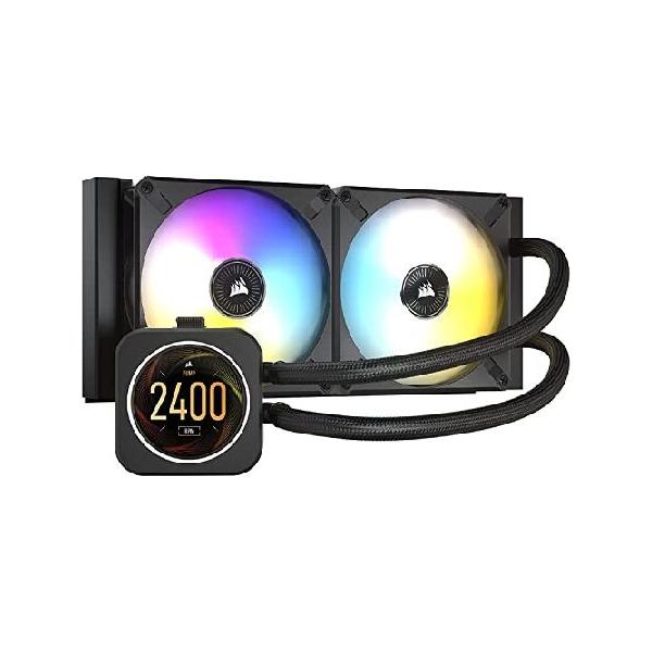 CORSAIR 一体型簡易水冷CPUクーラー 240mm iCUE H100i ELITE
