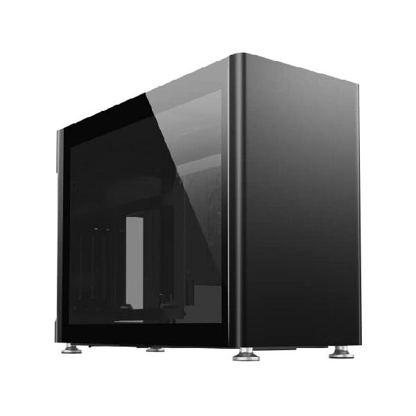 Jonsplus i100 Pro Mini-ITX ゲームケース、黒マグネシウム