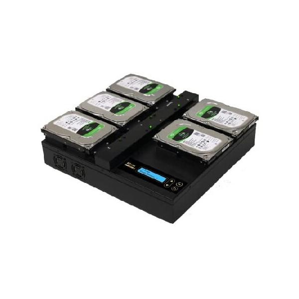 EZ DUPE 1~4 フラットベッド SATA ハードドライブ デュプリケーター 