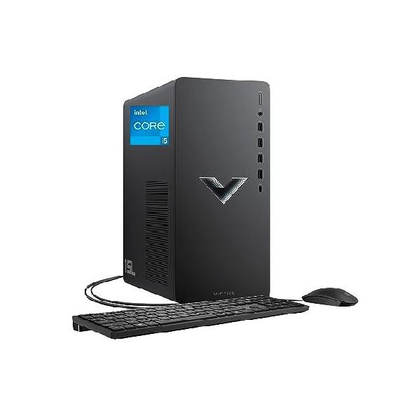 HP Victus 15L Gaming Desktop Bundle, 12th Generation Intel Core i5