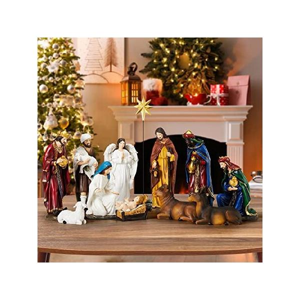 クリスマス キリスト降誕 陶器 ハウスオブロイド キリスト降誕セット 置物/イエス様/キリスト像/置物/クリスマス