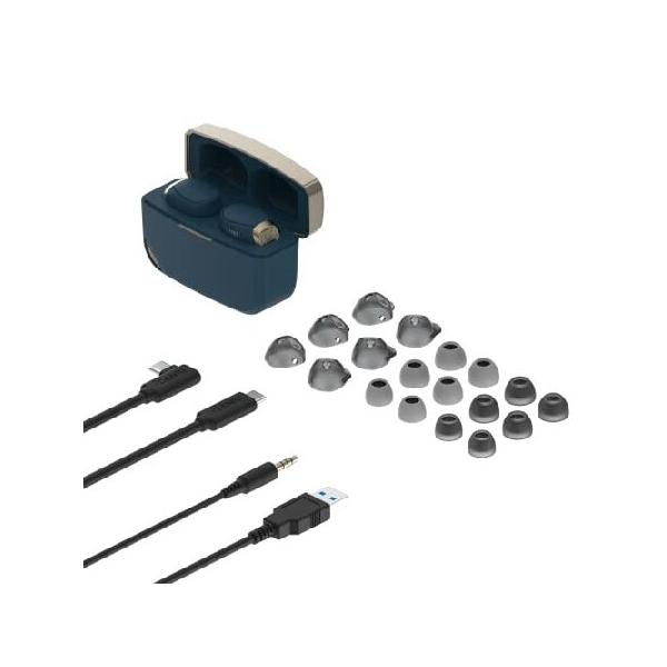 Genki Waveform Earbuds - Bridges Blue DualStream Mix 2 Audio