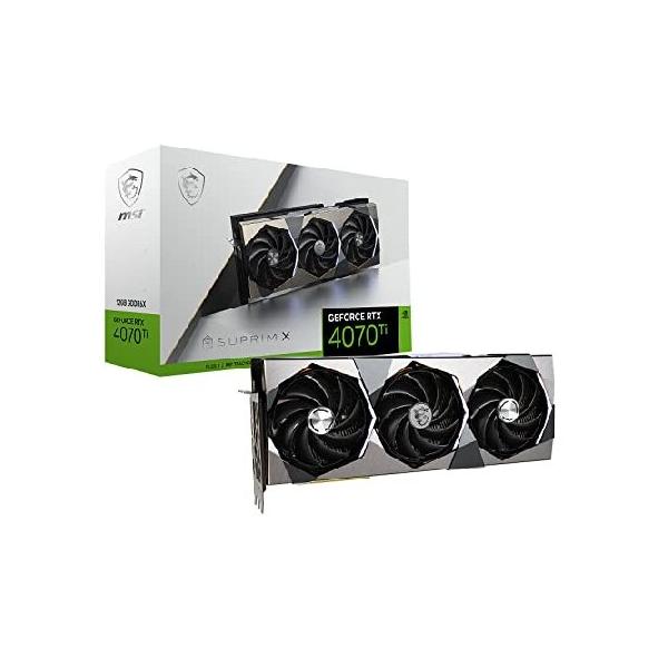 MSI GeForce RTX 4070 Ti SUPRIM X 12G ゲーミンググラフィックカード
