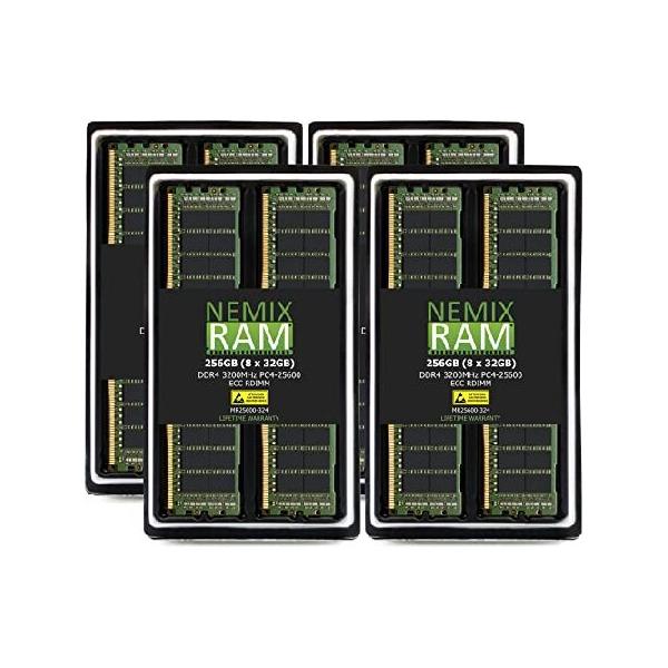 NEMIX RAM 256GB (8x32GB) DDR4-3200 PC4-25600 ECC RDIMM レジスター