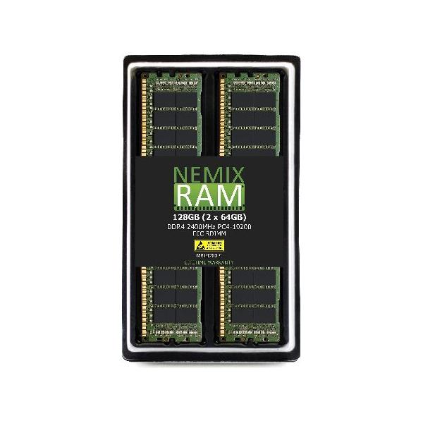 NEMIX RAM 128GB (2X64GB) DDR4-2400 PC4-19200 ECC RDIMM レジスター