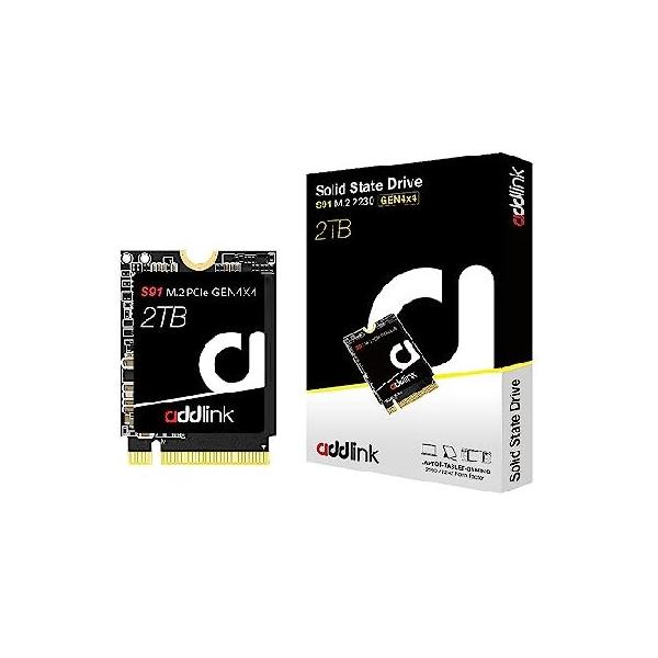 Addlink S91 2TB 2230 NVMe ハイパフォーマンス PCIe Gen4x4 3D TLC