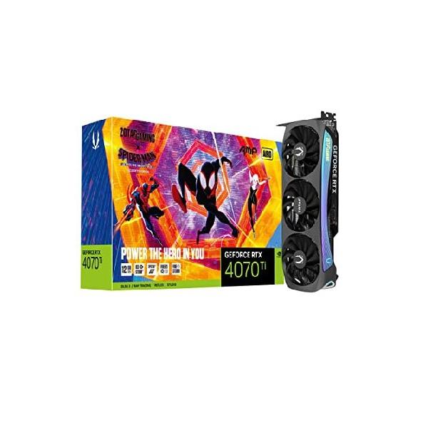 ZOTAC Gaming GeForce RTX 4070 Ti AMP AIRO スパイダーマン