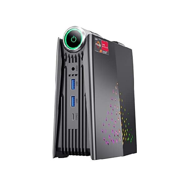 KAMRUI Mini Gaming PC, AMD Ryzen 7 5800U with 16GB RAM 512GB SSD