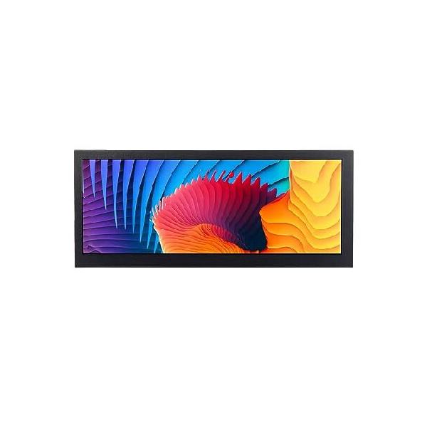 VSDISPLAY 12.3'' Portable IPS LCD Monitor 1920x720 Stretched