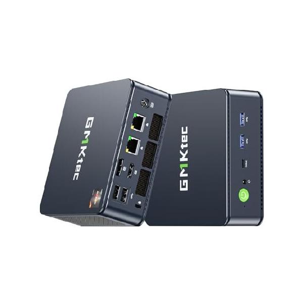 GMKtec Gaming Mini PC, Dual LAN 2.5G Desktop Computer