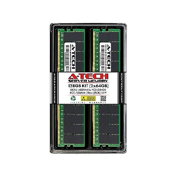 A-Tech 128GB Kit (2x64GB) RAM for ASRock Rack GENOA2D24TM3-2L+